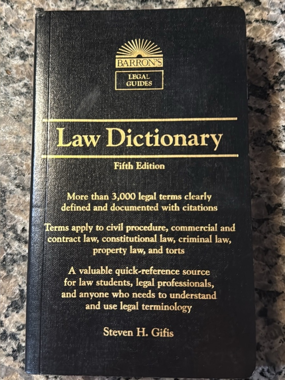 Black Law Dictionary Book - Unbranded